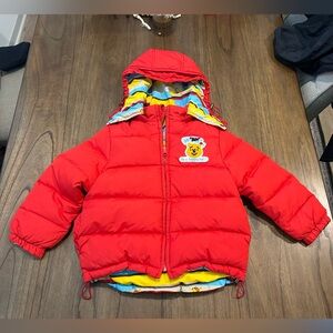 Vintage Winnie the Pooh Tigger Reversible Puffer Coat
